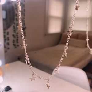 silver star necklace